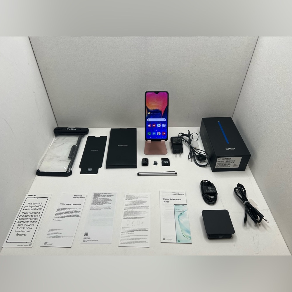 Samsung Galaxy A10E Black Unlocked, Storage 32GB + 16GB SD Card + Accessories!